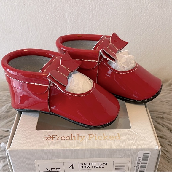 Freshly Picked Other - New! Freshly Picked Baby Red Shoes Soft Soles